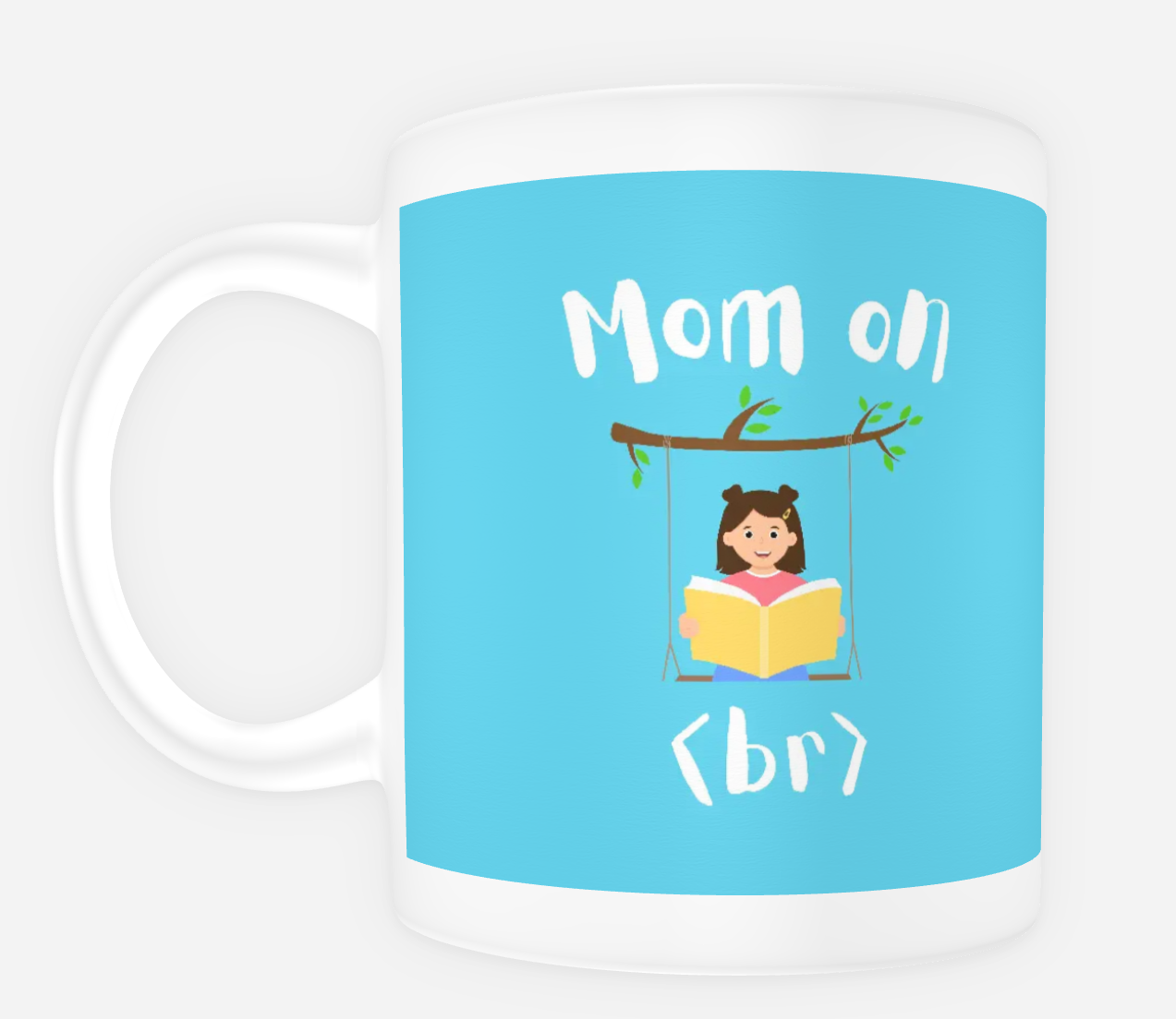 Mom on a Break ceramic mug